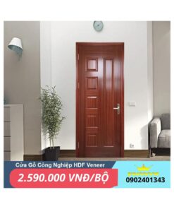Cửa gỗ công nghiệp HDF Veneer
