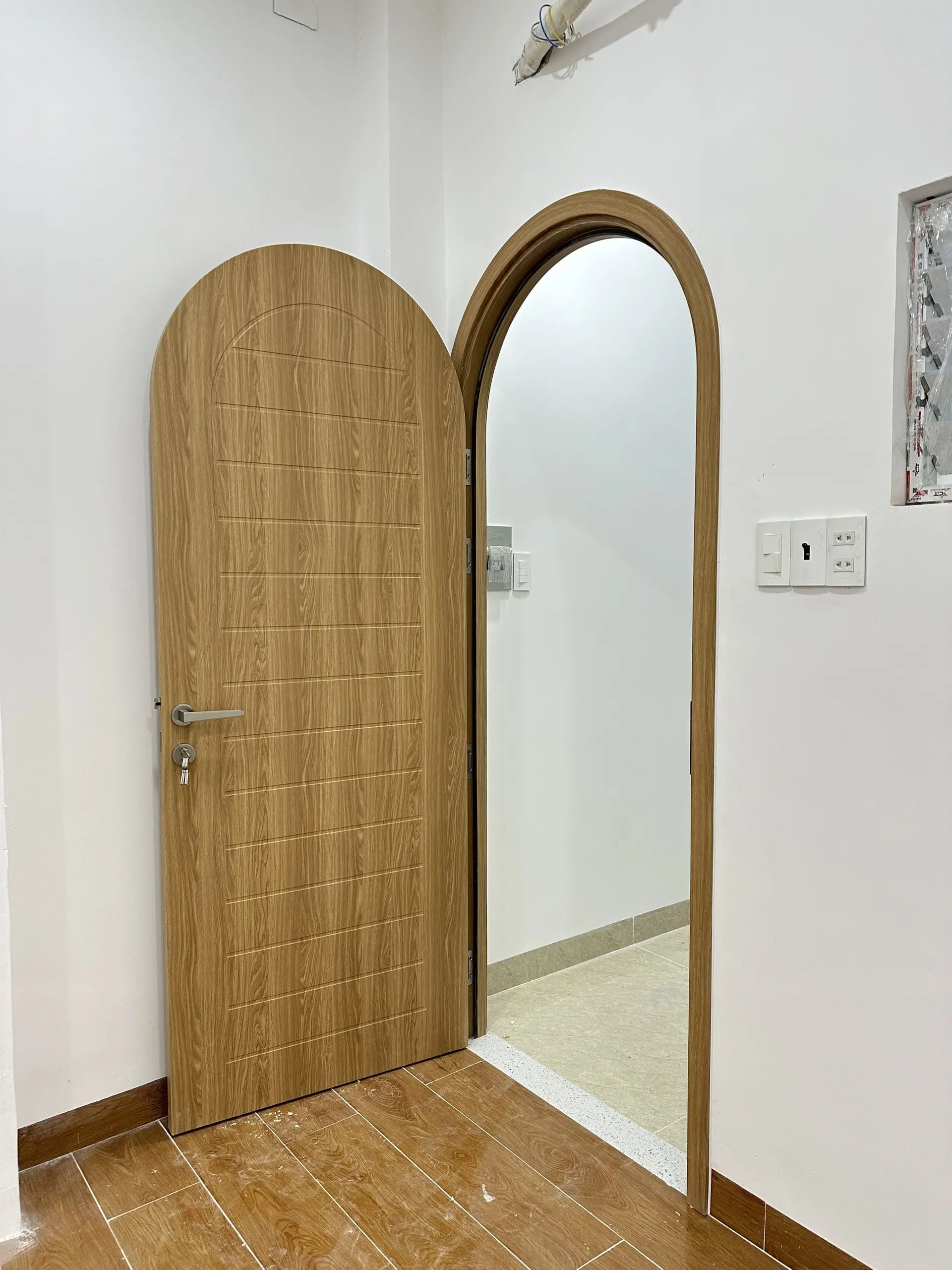 Báo giá cửa vòm giả gỗ